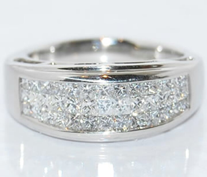 楽天市場】プリンセスカット (角ダイヤ) パヴェ ダイヤモンド-1.00ct  