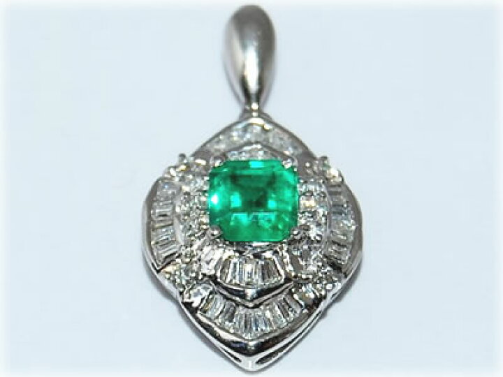 楽天市場】エメラルド-0.54ct&ダイヤモンド 取り巻き レトロ デザイン 
