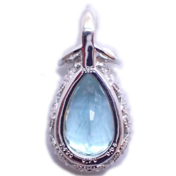 楽天市場】大粒 ペアシェイプ パライバトルマリン-3.400ct&ラウンド 