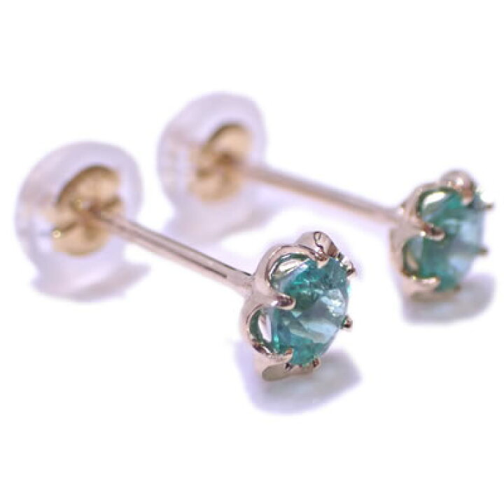 楽天市場】グリーン パライバトルマリン 0.51ct ラウンドカット K18  