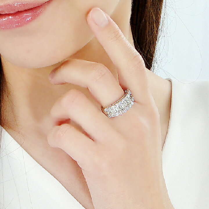 楽天市場】【数量限定】Pt950【2.0ct】無色透明 バゲットカット 
