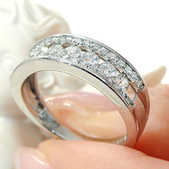 楽天市場】【鑑別カード付】Pt950【0.64ct】H＆C ダイヤモンド 