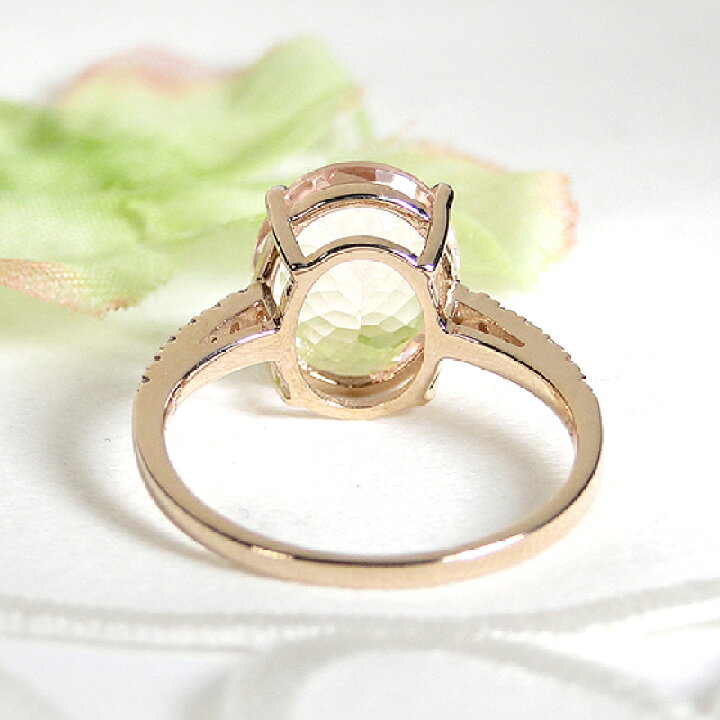 楽天市場】【限定1本】 K18PG【2.72ct】【0.14ct】大粒 モルガナイト 