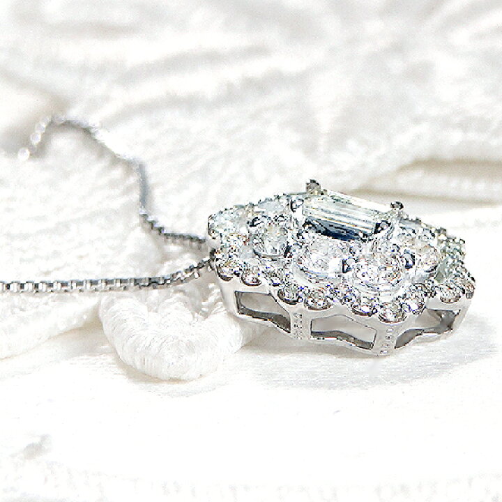 楽天市場】【限定3本】 Pt950【0.6ct】ダイヤモンド ネックレス 