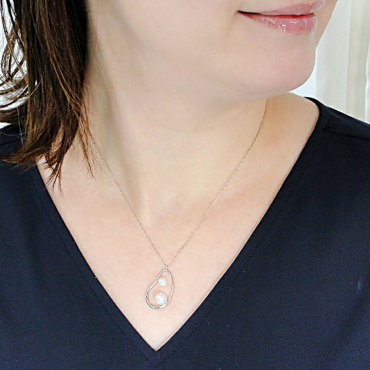 楽天市場】K18YG/K18WG アコヤパール ネックレス【送料無料】【代引  