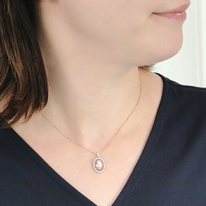 楽天市場】【限定1本】 K18PG【2.27ct】【0.45ct】モルガナイト  