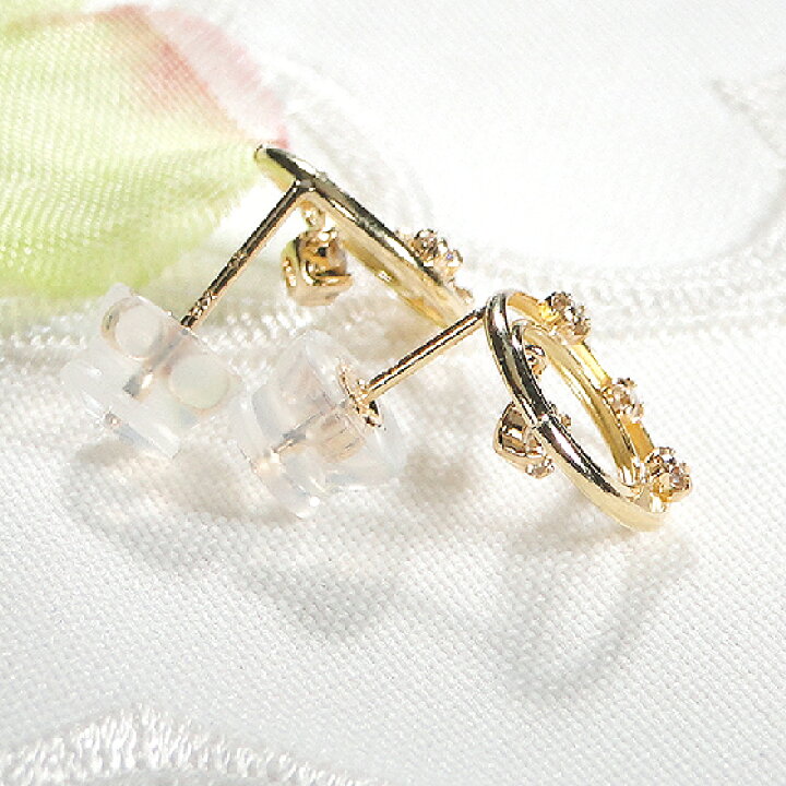楽天市場】【数量限定】 K18YG【0.2ct】ブラウンダイヤモンド ダブル  