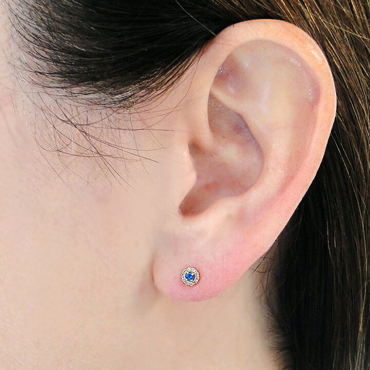 楽天市場】K18YG/Pt900 アウイナイト & ダイヤモンド ピアス【0.06ct 