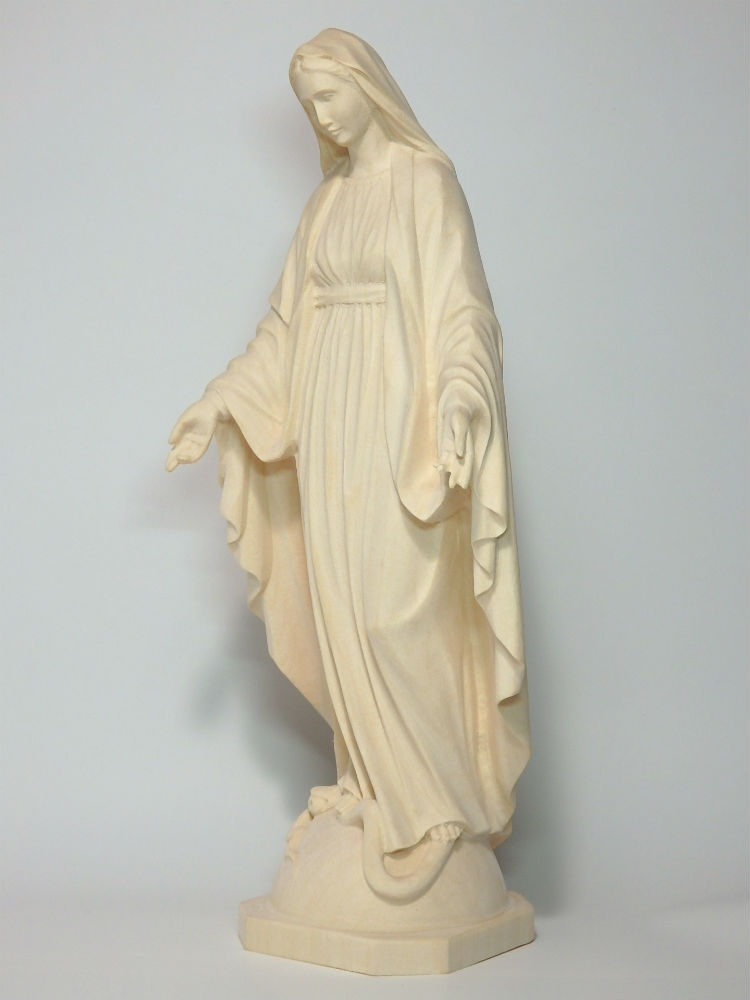 レーピ》欧州教会使用創業100年木彫りブランド木彫り 聖母マリア像 無 