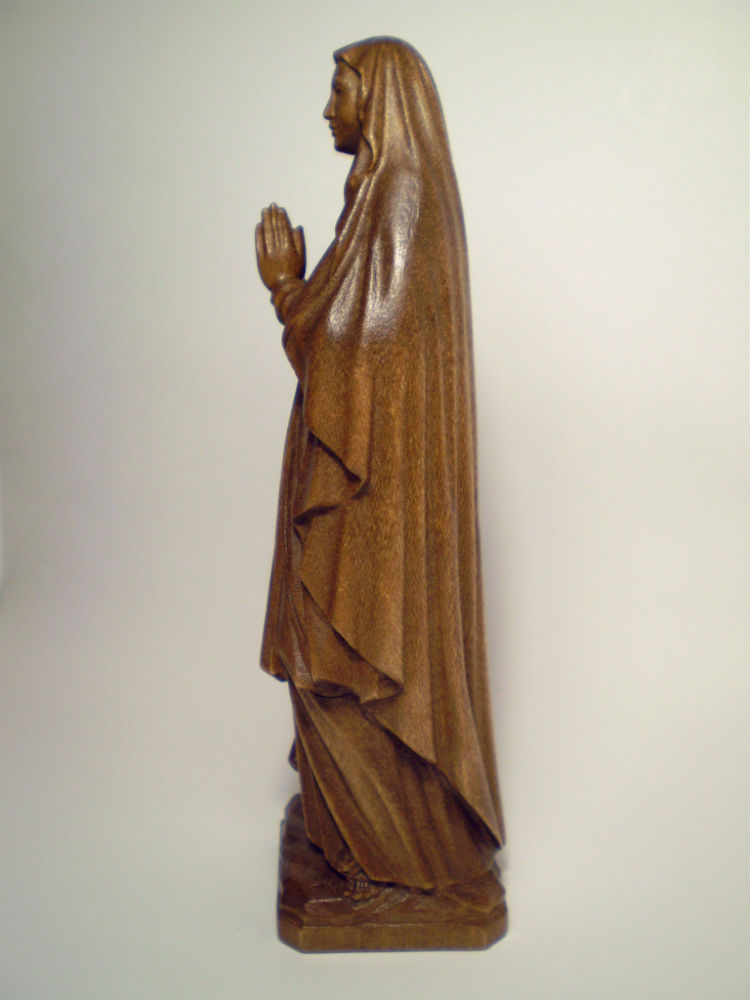 信者さん向け本物のマリアさま マリア像 マリア様 7cm 木彫り