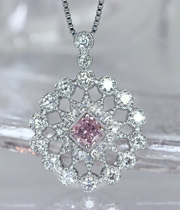 楽天市場】圧巻☆約0.3ct！甘美な魔力☆華やか純ピンク！キラキラ燦 
