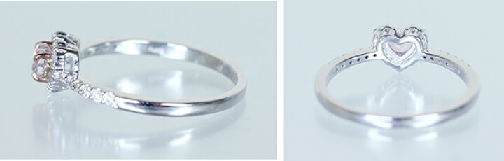 楽天市場】稀少0.257カラット☆ハートシェイプ！魅惑のピンクミラクル  