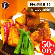 【 半額 】 楽天ランキング1位 大人気 熟成 骨付き とらふぐ 唐揚げ 大容量 600g からあげ から揚げ 唐揚…