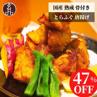 【47%OFF！】 楽天ランキング1位 大人気 熟成 骨付き とらふぐ 唐揚げ 大容量 600g からあげ から揚げ 唐…