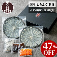 【47%OFF！】 ふぐ刺し 2皿 ゆびき セット 国産 とらふぐ ふぐ ふぐ刺身 1皿40g×2枚 てっさ 2人前 とら…