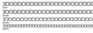 �X�e�����X�`�F�[���V���[�g�}���e�����[�����`�F�[���iR-SS12N�j���a�F1.2mm×����30m�Q�l�g�p�׏d�F6.0kg