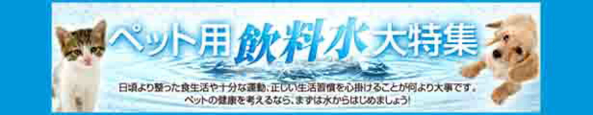 ペット専用飲料水