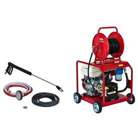 アサダ HD1520P2 高圧洗浄機15/200GP エンジン式 洗管仕様 15L/min 20MPa 洗管機 配管洗浄 排水管洗浄機