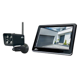 マザーツール MT-WCM400 ワイヤレスカメラモニターセット 防犯カメラ 防水 配線不要