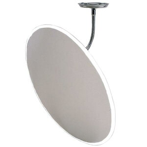 信栄物産 防犯ミラー 室内用 フレキシブルタイプ H-45W 丸440φ 白