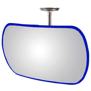 信栄物産 防犯ミラー 室内用 フレキシブルタイプ FA-45BL 変形285×450 青
