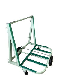 ポータブルポニー EV W730 ×D700 ×H770mm 耐荷量200kg 自重約18kg 台車 折りたたみ式 天秤構造 組み立て簡単 ガラス サッシ ボード 荷揚げ