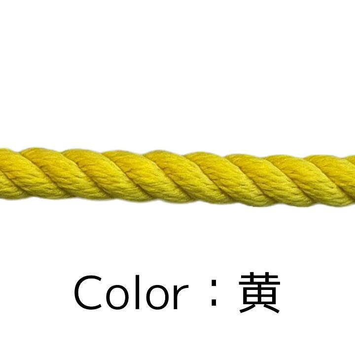 楽天市場】ポリエステルスパンロープ カラー 定尺200m巻  