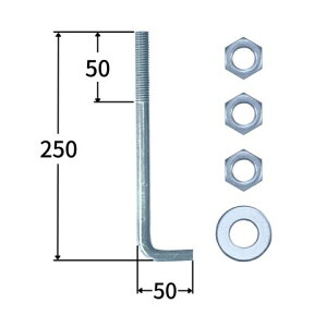 L�^�A���J�[�{���g M16×250 ���j�N�����b�L�i�b�g3���b�V���[1���t