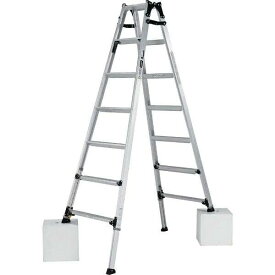 アルインコ 伸縮脚付はしご兼用脚立 PRW210FX 7尺 両面ワイドステップ60mm