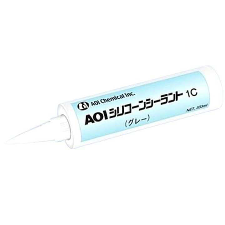 楽天市場】アオイ化学工業 シリコーンシーラント1C グレー 333ml×10本 