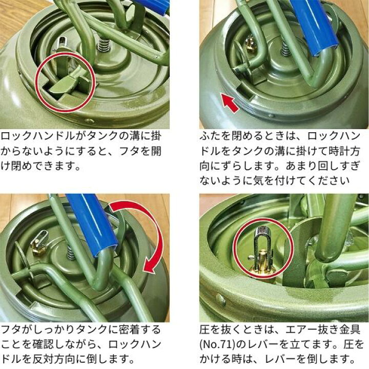 楽天市場】ノックス NK-スプレヤーA アスファルト 乳剤 散布用 噴霧器 