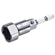TOP トップ工業 電動ドリル用 レースウェイ用ソケット 対辺17mm 電動手動兼用 ECS-17
