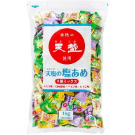 （2026年製造分入荷） 赤穂化成 天塩の塩あめ 4種ミックス（ブドウ味・日向夏味・パイン味・レモン味）1k…