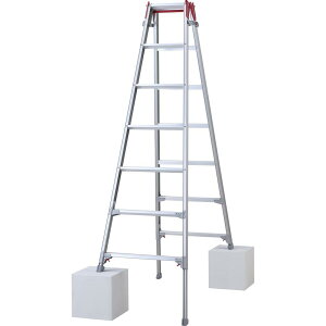 長谷川工業 伸縮式脚立 RYZ-21d 天板高さ1.91-2.22m はしご時長さ3.99-4.63m 質量11.1kg はしご兼用タイプ Hasegawa 個人宅配送不可