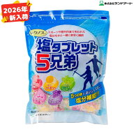 【2026年最新入荷】ランドアート 塩タブレット5兄弟 500g袋入 約185粒 (塩飴 塩アメ 塩あめ 熱中症対策) …