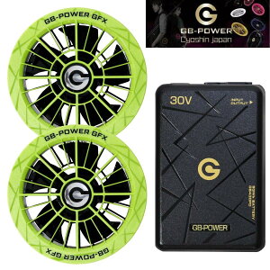 ���M�W���p�� GB-POWER GFX-NN(�l�I��) 30V�t�@���Z�b�g + GB430PD 30V�o�b�e���[ProMax 93Wh USB-C�EUSB-A�_�u���o�̓|�[�g