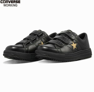 �R���o�[�X ONE STAR PS V-3 �����X�^�[ PS V-3 �u���b�N/�S�[���h ���S�C �Z�[�t�e�B�V���[�Y �Z�[�t�e�B�X�j�[�J�[ 33703170 CONVERSE WORKING