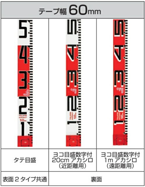 タジマ/TAJIMA シムロンロッド（テープ幅60mm，長さ20m，裏面仕様1m