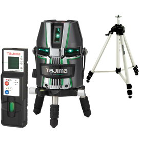 タジマ ZEROG2L-KJCSET　ZERO GREENリチウム-KJC 受光器・三脚セット ジンバル 新世代シャープグリーンレーザー墨出器 フルライン TAJIMA