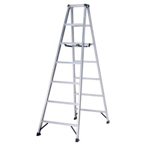 アルインコ 軽量専用脚立 MSW-210X 天板高さ1.99m 質量6.9kg 生地色 ALINCO (個人宅配送不可)( 北海道・沖縄・離島は送料別途)