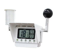 ヒロモリ 日本気象協会監修 黒球付熱中症計（屋外・屋内切替付き） 6910
