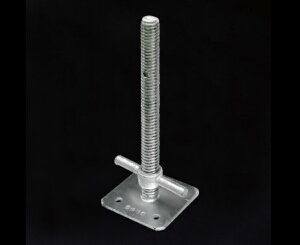 単管用 ジャッキベース 48.6Φ用☆あす楽対応☆仮設工業認定品☆当日出荷☆バラ売りOK☆