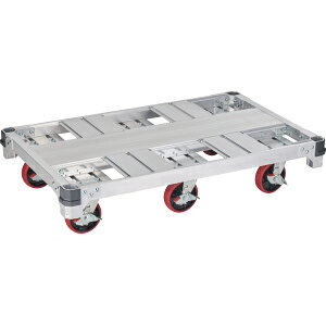 ☆☆☆■長谷川工業 アルミ運搬車 イットン台車 FC6-1275 脱輪しにくい6輪タイプ リニューアルして新登場※法人のみ配送可能、個人不可※代引き不可