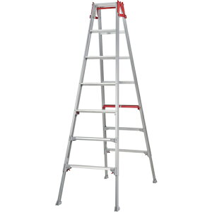 ☆☆☆■長谷川工業 上部操作式伸縮脚兼用脚立 7段 RYR-21 しゃがまずに操作ができる ※法人のみ配送可能、個人不可 ※代引き不可