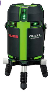 (T) タジマ TAJIMA ハイパワーグリーンレーザー GEEZAジーザ GEEZAセンサーKJC 3WAY電源タイプ 本体+受光器+三脚 GZAS-KJC-SET ※代引き不可