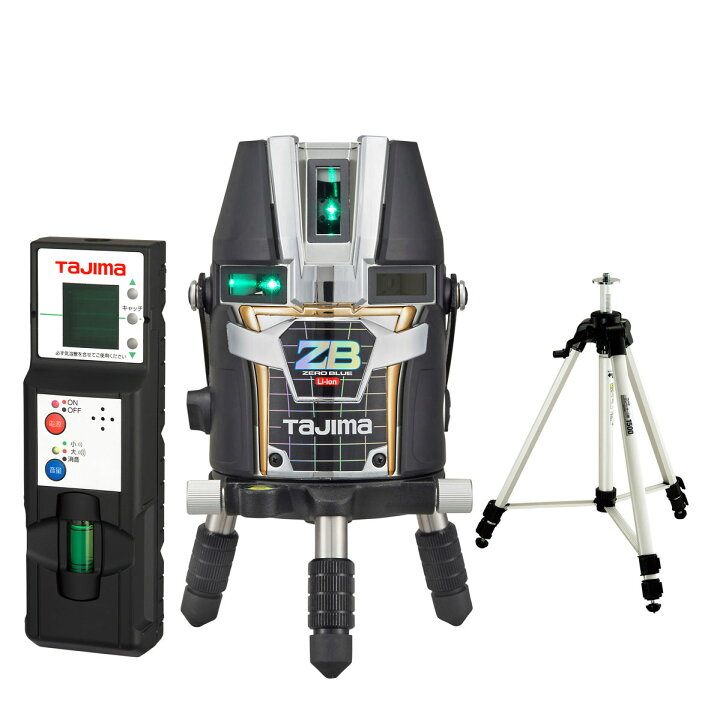 楽天市場】(T)タジマ レーザー墨出し器 ZERO BLUE ジンバルKYセット 