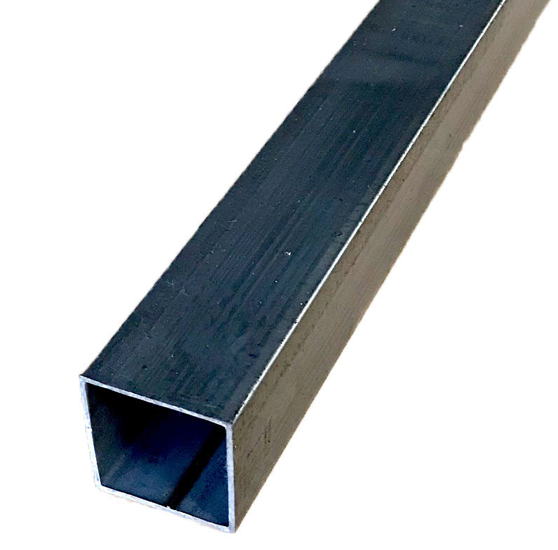 鉄　スチール　角パイプ　厚さ1.6ミリ×19ミリ×19ミリ　長さ0.5m　重さ約0.5kg　生地（無塗装）　※普通の鉄の四角いパイプです。※材質状錆が浮いている場合がありますが、ご容赦下さい。