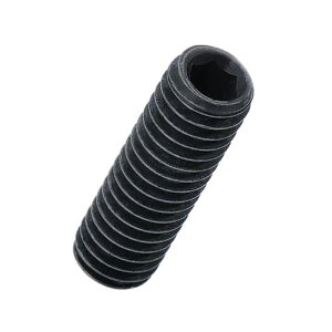 現場屋さん 六角穴付止めねじ 黒 M10×長さ 10ミリ ホーローセット、イモねじ (六角棒レンチ 5ミリ使用 販売中)