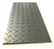 現場屋さん　縞板　チェッカープレート　縞鋼板　厚さ4.5ミリ　大きさ 500ミリ(50cm)×500ミリ(50cm) 重…