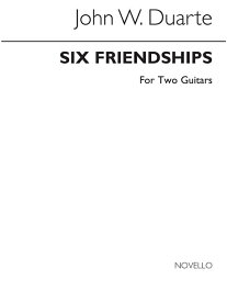 【楽譜】デュアート：6つの友情（2G）【二重奏】